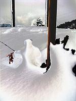  6.Februar 2010 - Angelika, Aebi und Runja haben für Samuel einen kleinen Schneemann zurückgelassen